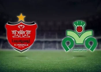 پخش زنده بازی ذوب ‌آهن اصفهان و پرسپولیس