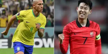 پخش زنده برزیل و کره جنوبی جام جهانی 2022
