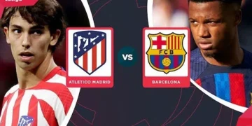 پخش زنده اتلتیکو مادرید و بارسلونا 18 دی 1401