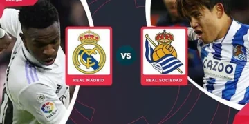 پخش زنده رئال مادرید و رئال سوسیداد 9 بهمن 1401