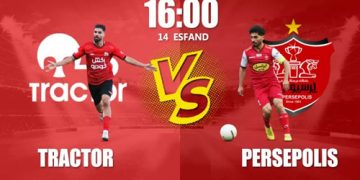 پخش زنده تراکتور و پرسپولیس 14 اسفند 1401