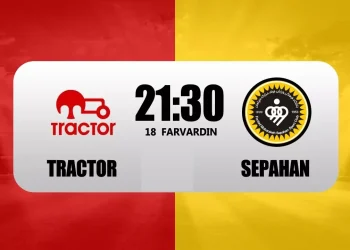 پخش زنده تراکتور و سپاهان