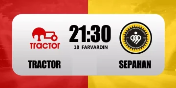 پخش زنده تراکتور و سپاهان