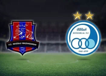 پخش زنده استقلال مقابل نساجی مازندران