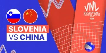 پخش زنده والیبال چین و اسلوونی 15 تیر 1402