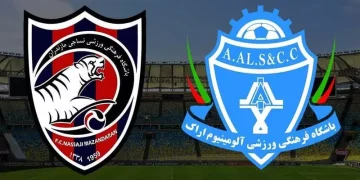 پخش زنده نساجی مازندران مقابل آلومینیوم اراک 25 مهر 1402