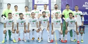 پخش زنده فوتسال ایران مقابل لبنان 19 مهر 1402