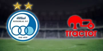 پخش زنده استقلال مقابل تراکتور 20 آبان 1402