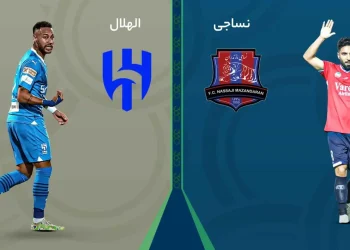 پخش زنده الهلال مقابل نساجی مازندران 13 آذر 1402