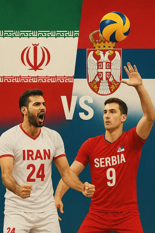 پخش زنده والیبال ایران صربستان امروز